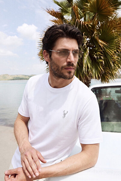 GENIUS STORE Men's T-Shirt 100% Cotton Single Jersey Crew Neck Comfortable Fi...