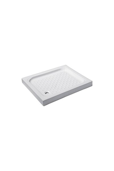Karag Porcelain Ορθογώνια Πορσελάνινη Ντουζιέρα 70x100x9cm Λευκή
