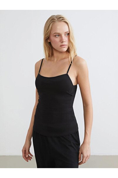 LC Waikiki U-Neck Strapless Women's Covered Tank Top (S6)