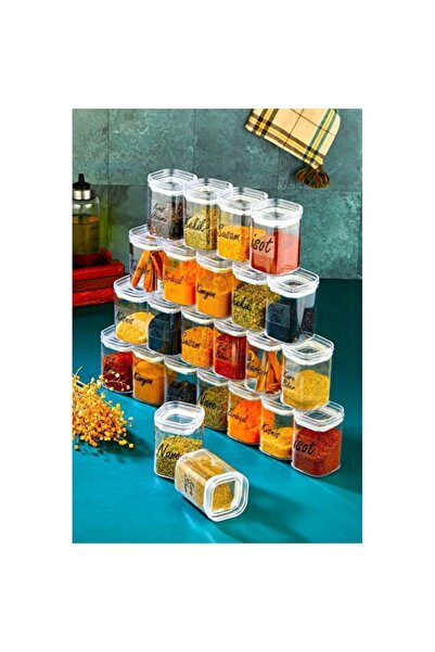 Empressco 24-Piece 250 ml Acrylic Storage Container Set, Transparent and Leak...