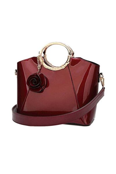 Generic Sweet Ladylike Fashion Elegant Bowler Bag Red