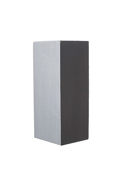 SUPERGREENS Γλάστρα Πήλινη Κάθετη ''Rocky'' Γκρι XL 41x41x80 εκ.