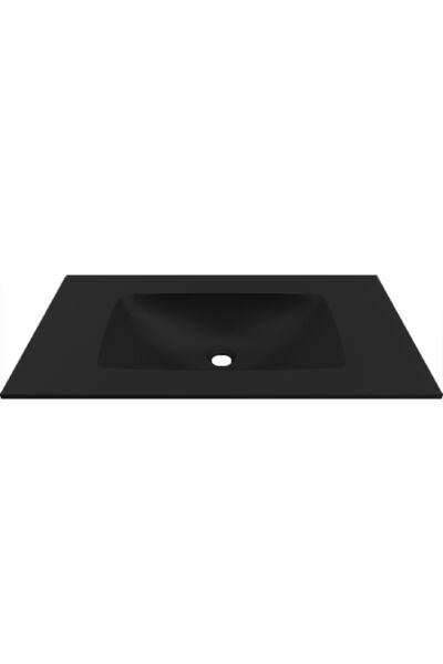 Karag Deciso 100 Νιπτήρας επίπλου 100,5x46x12cm Black