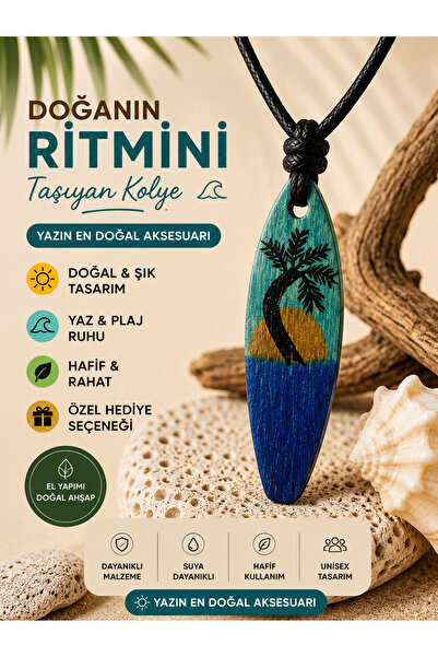 TUTU DESİGN Surf Board Men's Women's Necklace