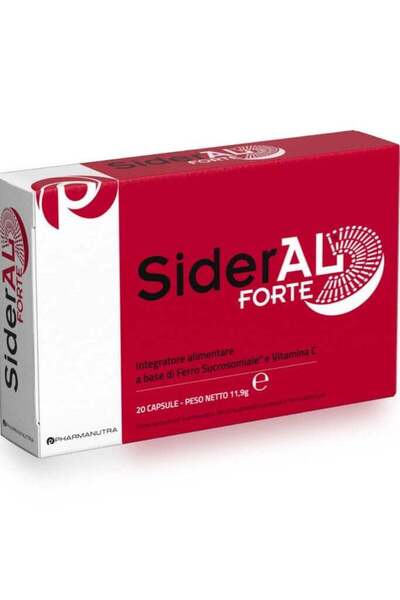 Sideral fort Iron and Vitamin C Food Supplement 20 Capsule