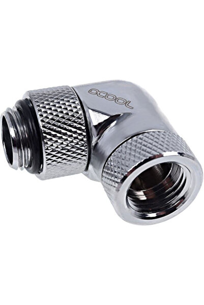 Alphacool Adaptor unghiular Icicle, rotativ la 90 de grade, G1/4 AG la G1/4 I...