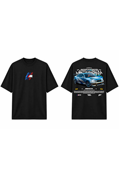 TOMRİS TASARIM Need For Speed BMW M3 GTR Oversize T-Shirt