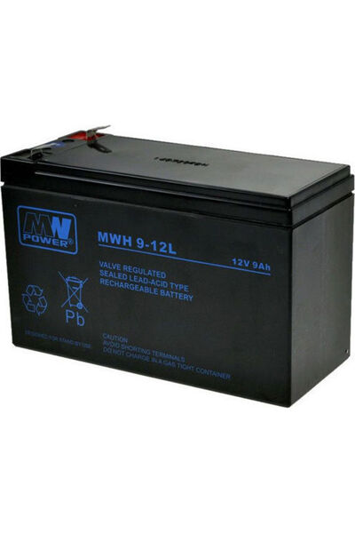 MW Power Baterie UPS MWH9-12 cu capacitate 9Ah și tensiune 12V 1 buc.