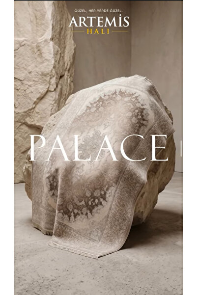 Artemis Halı Palace 05193L 100 Tarak İpek Halı Bej Renk