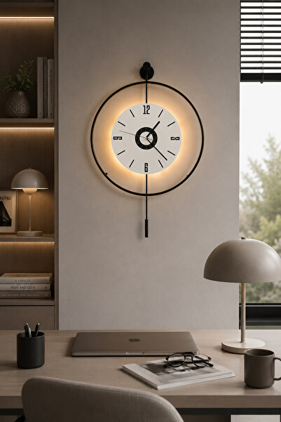 AGA KONSEPT Led'li SİYAH Orjin 24 (Orta Boy 40 x 60 cm), Modern Dekoratif Sar...