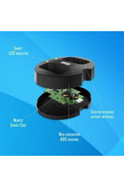 Newell Încărcător dublu de baterii compatibil cu Sony Cod: N-CHG-SDC-USB-SERI...