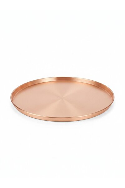 modabakir Fashionable Copper Kunefe Tray 33 cm