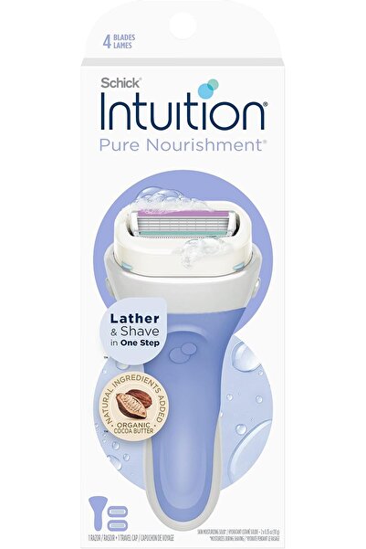 Vbh Pure Nourishment Women's Razor with 2 Refillable Moisturizing Blades with...