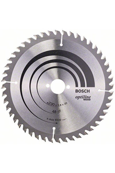 Bosch Disc de tăiere lemn Optiline, diametru 230mm, cu 48 de dinți, 1 bucată