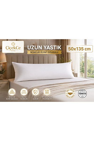 Çiçekce Home evinize renk katar yastık 1 adet uzun yastık 50x135 cm 1. kalite...