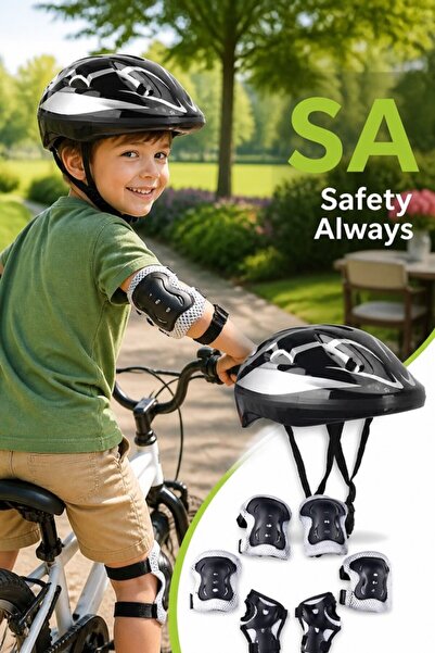 Generic 7 In 1 Abs Pe Adjustable Bike Helmet Pad Set Ventilated Lightweight A...