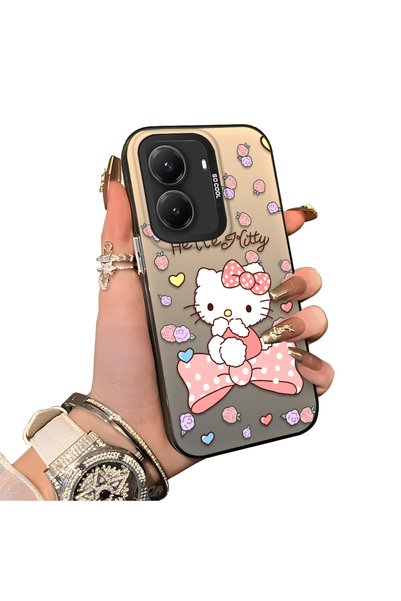ucuc Xiaomi Poco X7 Pro Compatible Hard Acrylic Back Silicone Edge Lens Prote...