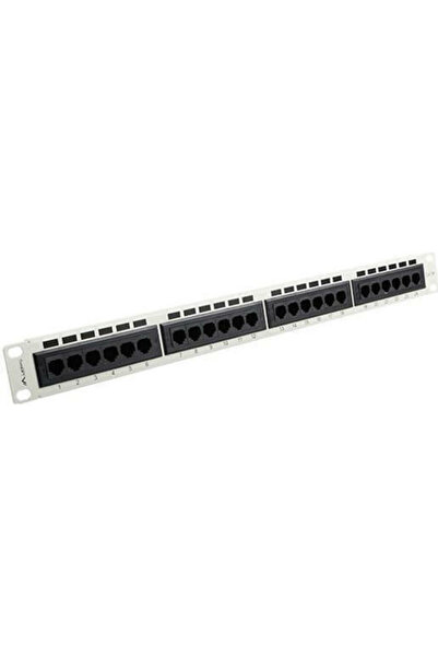 Lanberg Πάνελ διανομής για rack 1U 19 " με 24 θύρες Cat5e Γκρι Κωδικός: PPU5-...