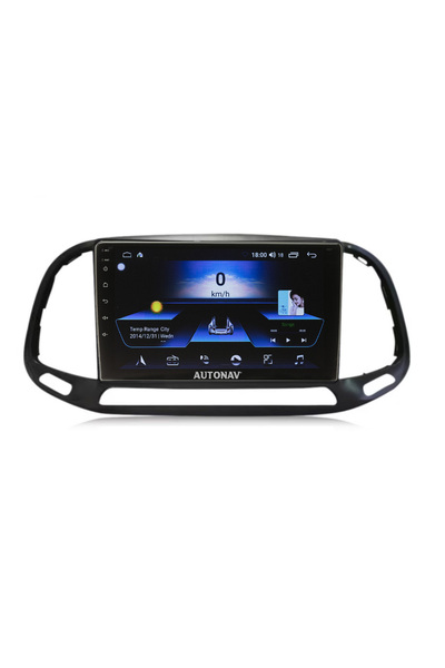 AUTONAV Navigație Android GPS dedicată pentru Fiat Doblo 2013-2018, Model Cla...
