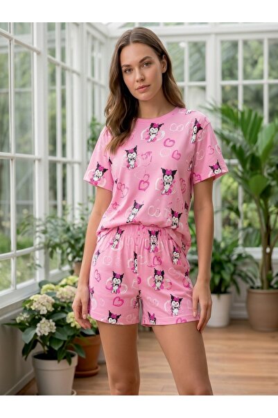 Muka Melody ve Kuromi Desenli Pijama Takımı