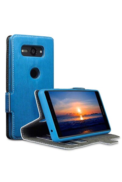 Terrapin Low Profile Θήκη - Πορτοφόλι Sony Xperia XZ2 Compact - Light Blue