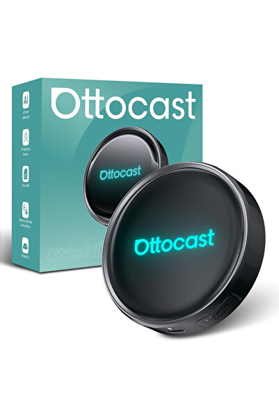 Ottocast Adaptor wireless auto OttoAibox P3 Pro CarPlay Android, Negru