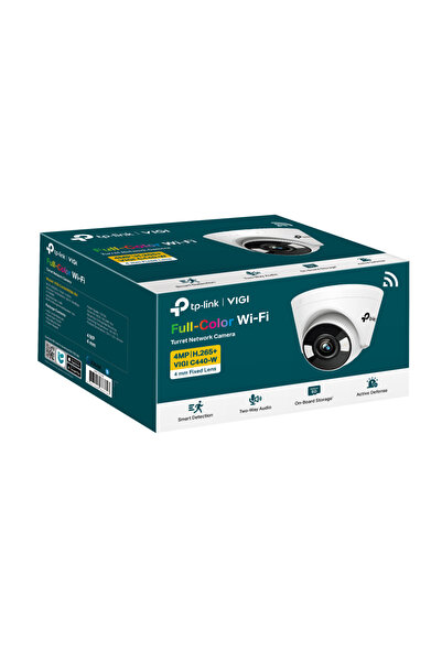 OEM TP-Link VIGI C440-W 4mm – Wi-Fi Turret κάμερα 4MP Full-Color με μικρόφωνο...