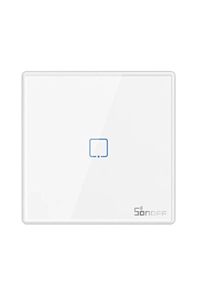 Sonoff smart διακόπτης T2EU1C-RF 433MHz, αφής, μονός, λευκός