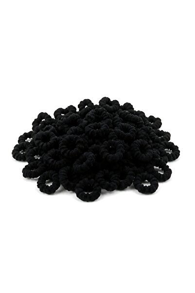 SHAKA Black Shk2013 Ultra Flexible Mini Size Serrated Towel Rubber Hair Clips...