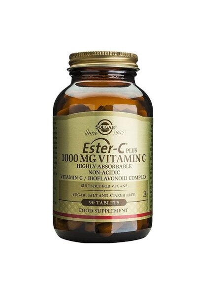 Solgar Εστέρ-Σι 1000mg 90 δισκία, Συμπλήρωμα Διατροφής Βιταμίνης C 90 δισκία