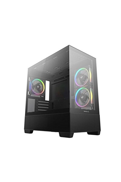 Deep Cool DEEPCOOL CG380-3F MicroATX Kasa Siyah