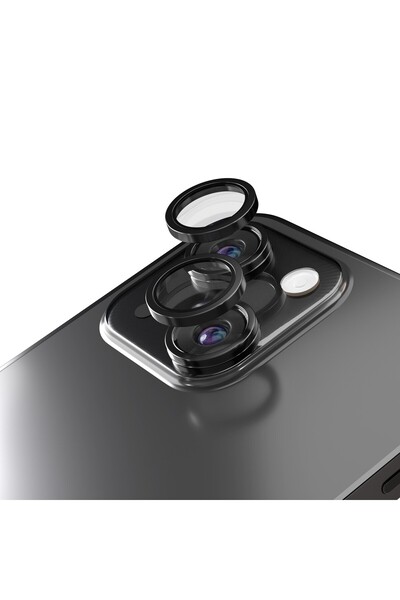 Apple iPhone 15 / 15 Plus - Camera glass Ring black