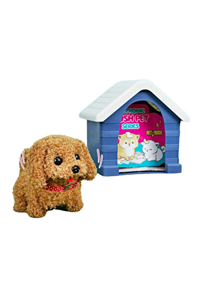 Leno Plush Pethouse Toy Dog With Bone