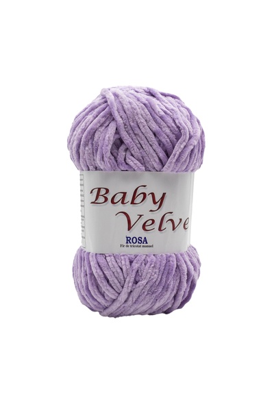 ROSA Pachet fir tricotat catifelat Baby Velvet 86, 5 bobine, micropoliester 1...