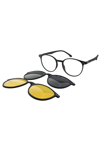 sun factory Yasmina 3-in-1 Clip-On Blue Light Filter + Anti-Far + Uv400 Prote...