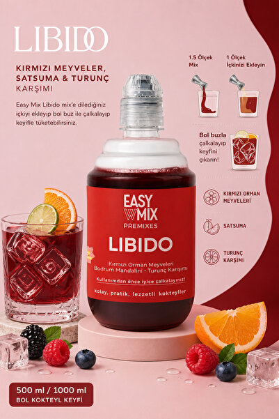 Easy Mix Satsuma Libido 1 LT (Bodrum Mandlini ve Kırmızı Orman Meyveleri)