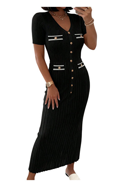 OEM Rochie pentru femei, culoare neagra, marime XS