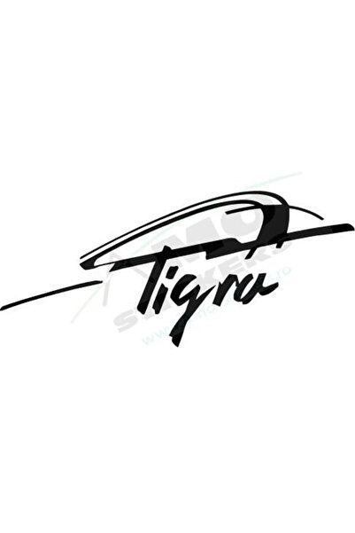 Amo-Stickers Opel Tigra 25cm Gri inchis