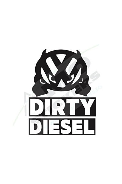 Amo-Stickers VW Dirty Diesel 25cm Verde