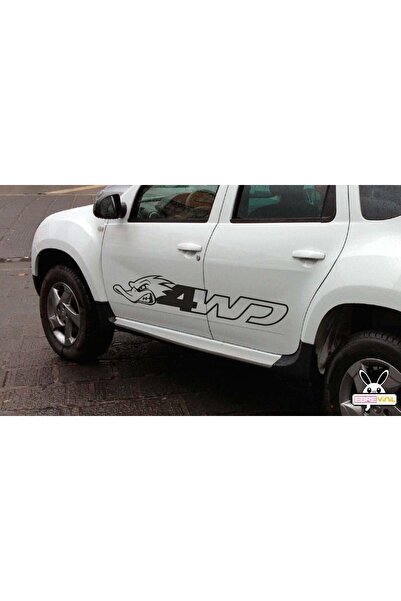 Amo-Stickers Sticker Top Bottom Set DUSTER Duck 4WD 120cm Green