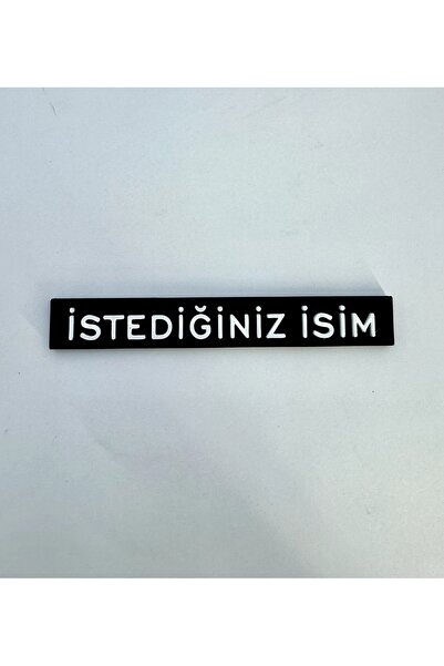 Butik 3D Baskı İsim Tabelası