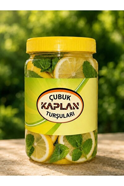 çubuk kaplan turşuları NANELİ LİMON TURŞUSU