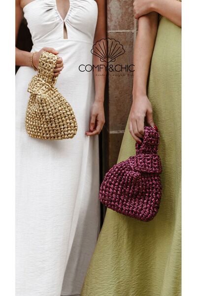 comfychic Metalik Kadın Tasarım El Çantası&Düğüm Çanta | Sorrento Bag Comfy&C...