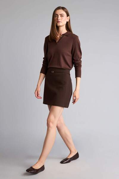 DeFacto A-Line Regular Waist Mini Skirt I1816Ax26Au