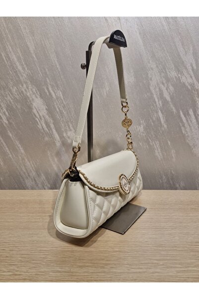 seyyah Stylish Women's Chain Detailed Quilted Double Strap Shoulder and Cross...