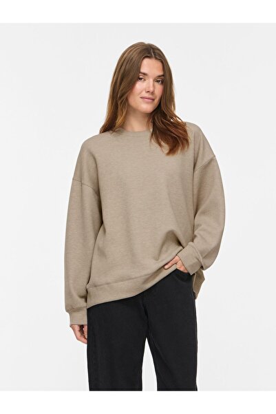 VILA Langärmeliges Sweatshirt VICATORA Rundhals
