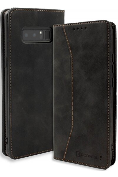 Bodycell Θήκη Samsung Galaxy Note 8 - Book Case Πορτοφόλι - Black