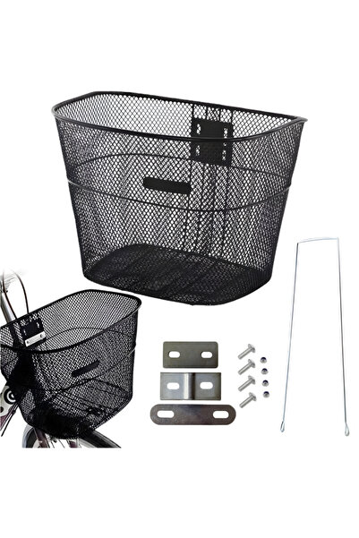 Gearox Coș frontal pentru bicicletă cu kit de montare