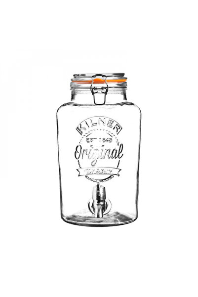 KİLNER Borcan cu capac si robinet KILNER, 8 l, Transparent