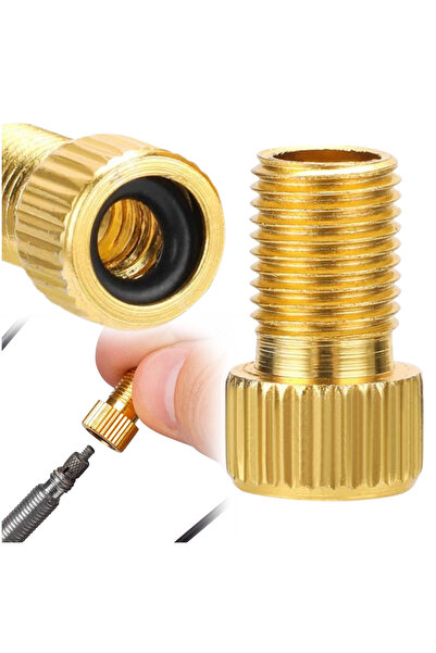 Gearox Adaptor valvă bicicletă FV/DV la AV, Aluminiu